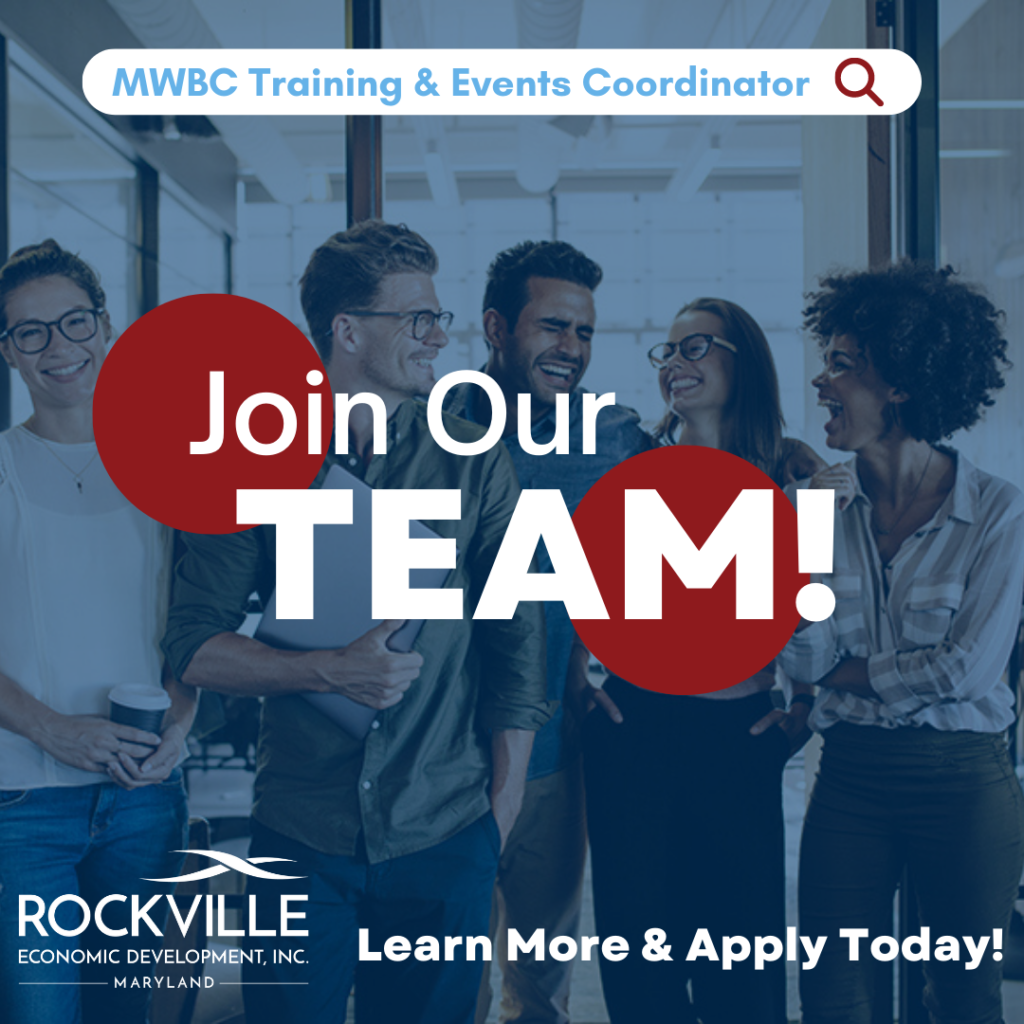 REDI Seeks Training & Events Coordinator for Maryland Women’s Business Center
